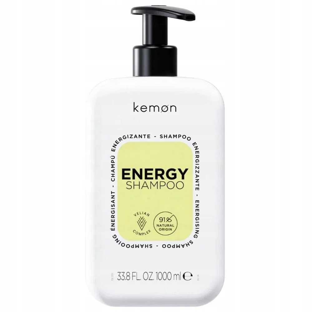 Kemon, Energy, Revitalizační šampon na vlasy, 1000 ml