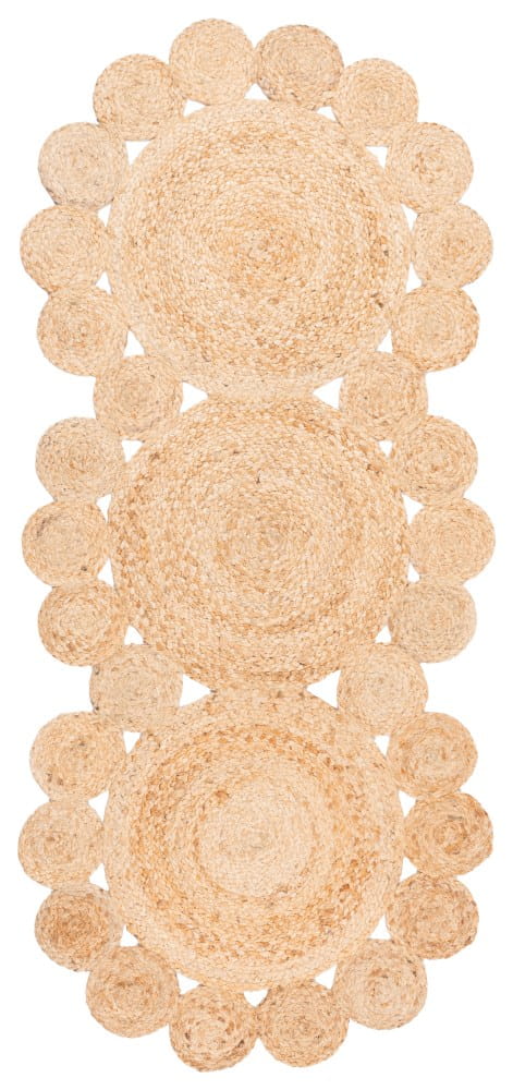 Koberec z přírodní juty multi ažur béžový 70x130cm