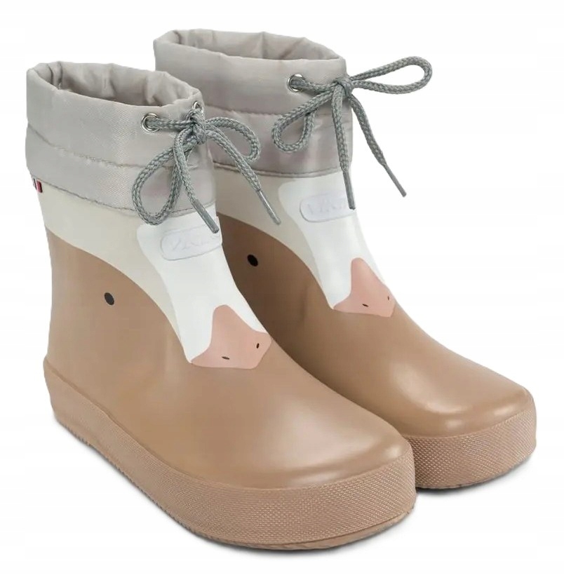 Kalosze Viking Alv Barefoot Paw Print Beige R.30