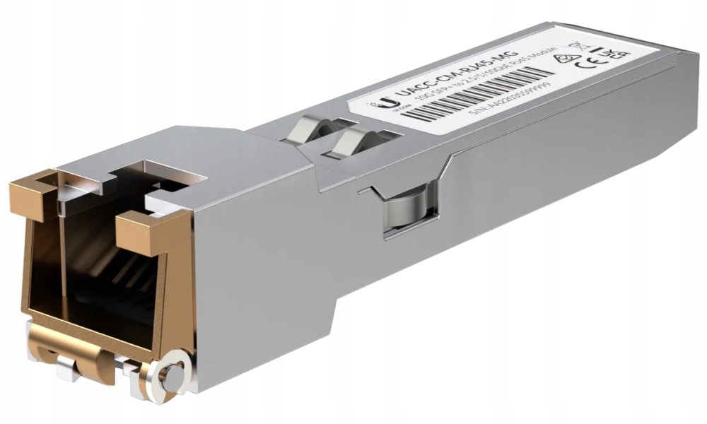 Ubiquiti Sfp+ modul konvertor na RJ45 s podporou 10/5/2.5 Gbit rychlosti