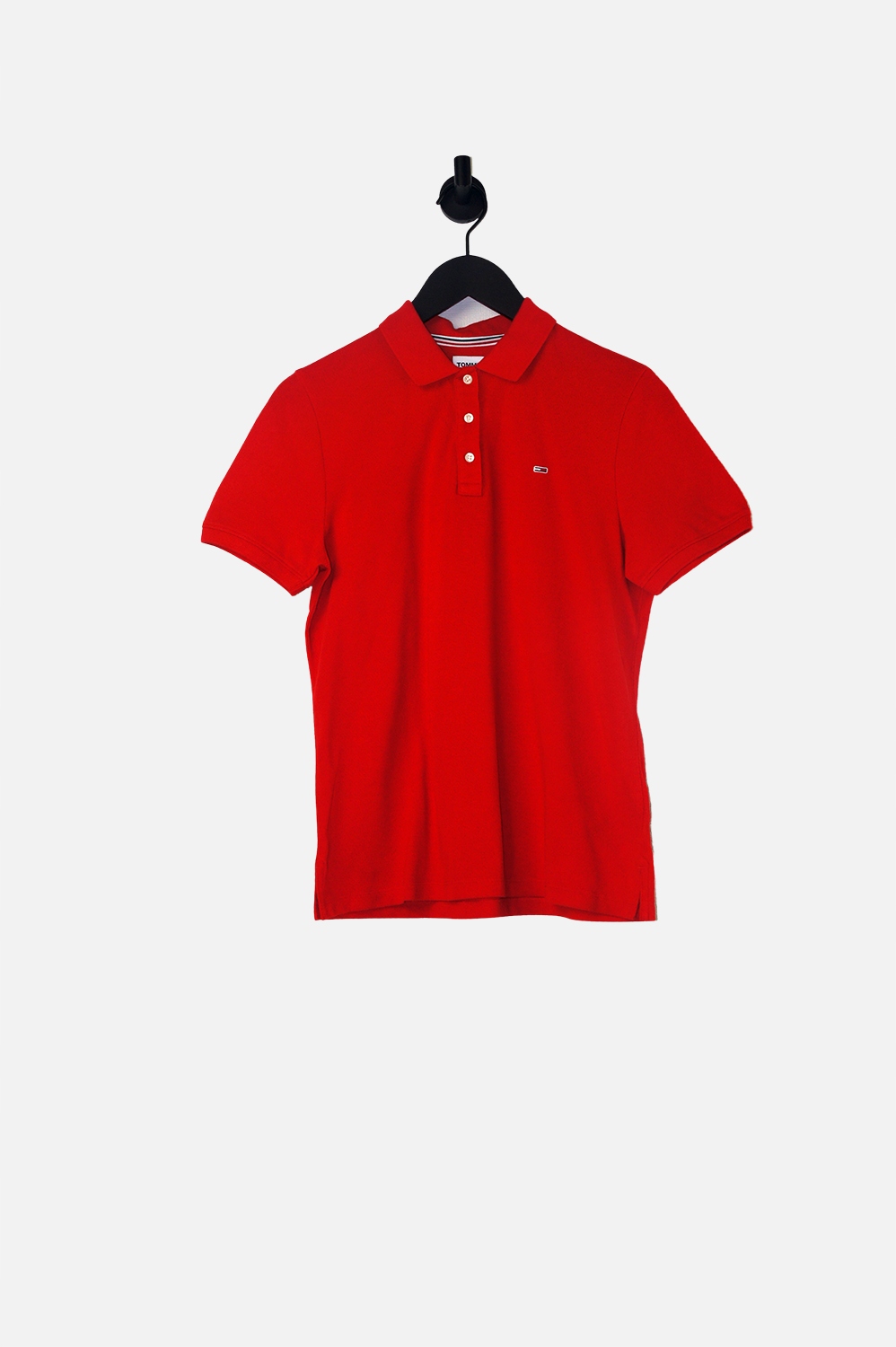 Tommy Jeans Červené Logo Polokošile (s)