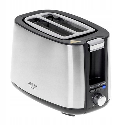 Adler Ad 3214 Toaster Power 750 W Number of slots 2 Housing mater