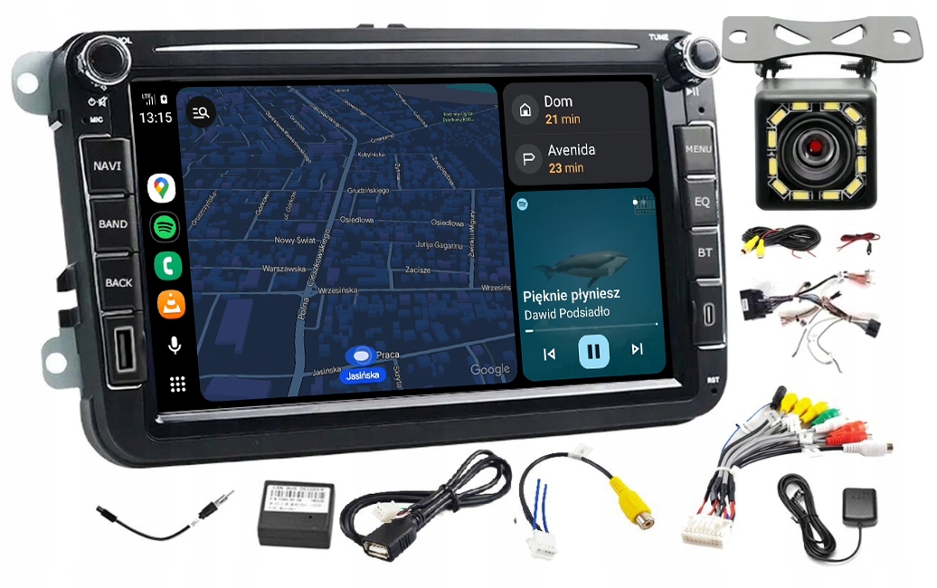 Rádio Navigácia Carplay Android Gps Vw Scirocco III 2008-2017 Bt 4GB 64GB