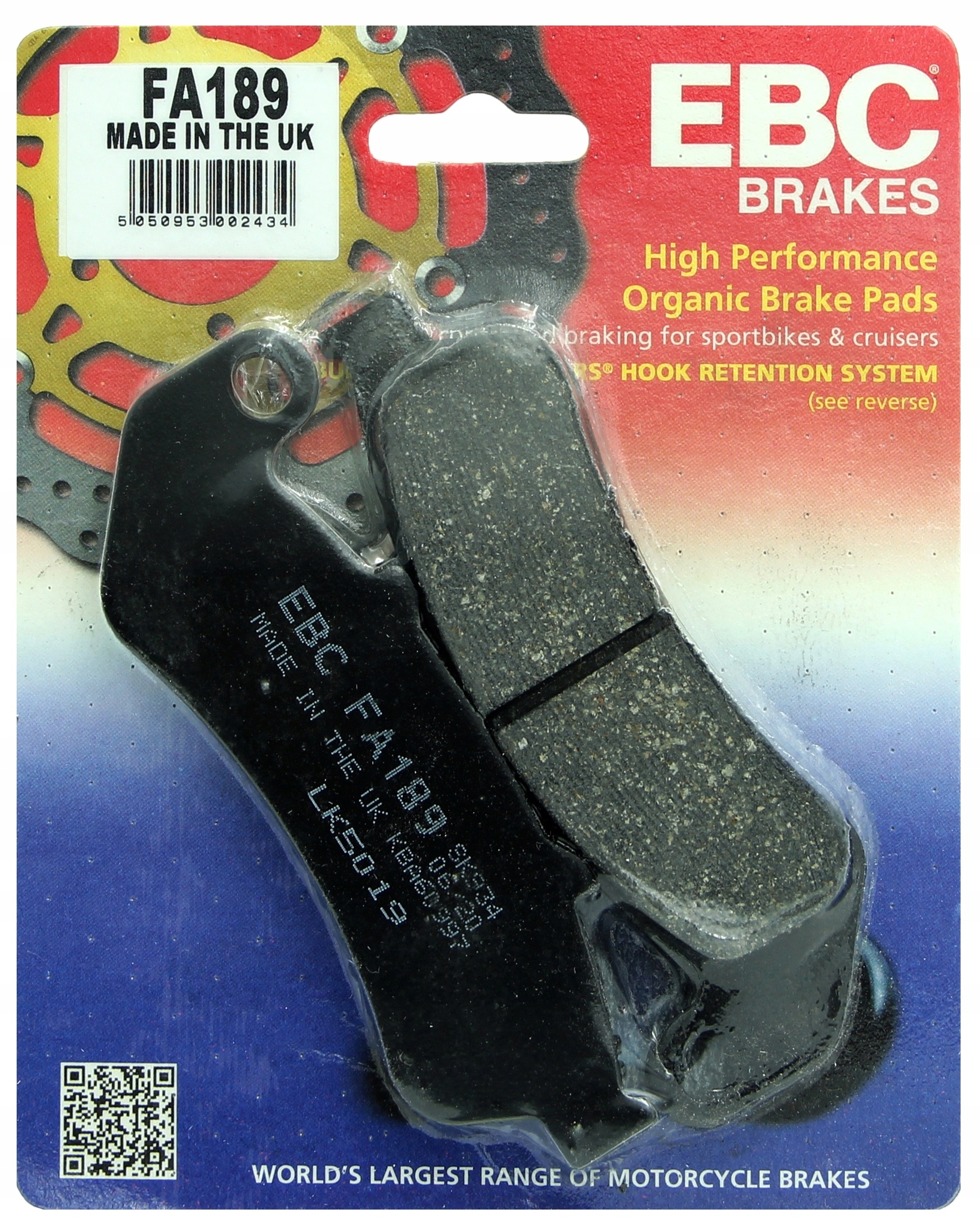 EBC KLOCKI HAMULCOWE FA189