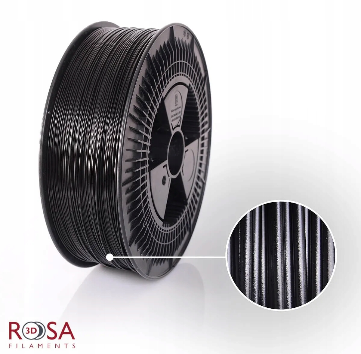 ROSA3D-PET-G Standard 1,75 mm Black 3 kg