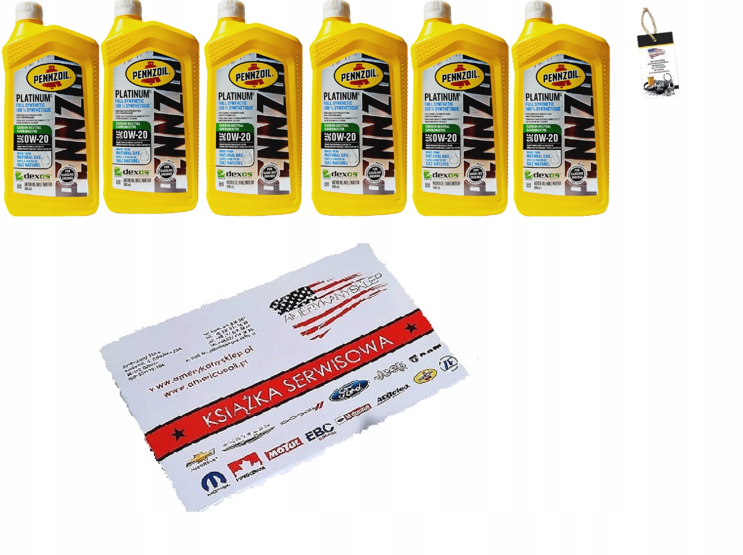 PENNZOIL 0W20 PLATINUM Full Synthetic DEXOS 2 6L