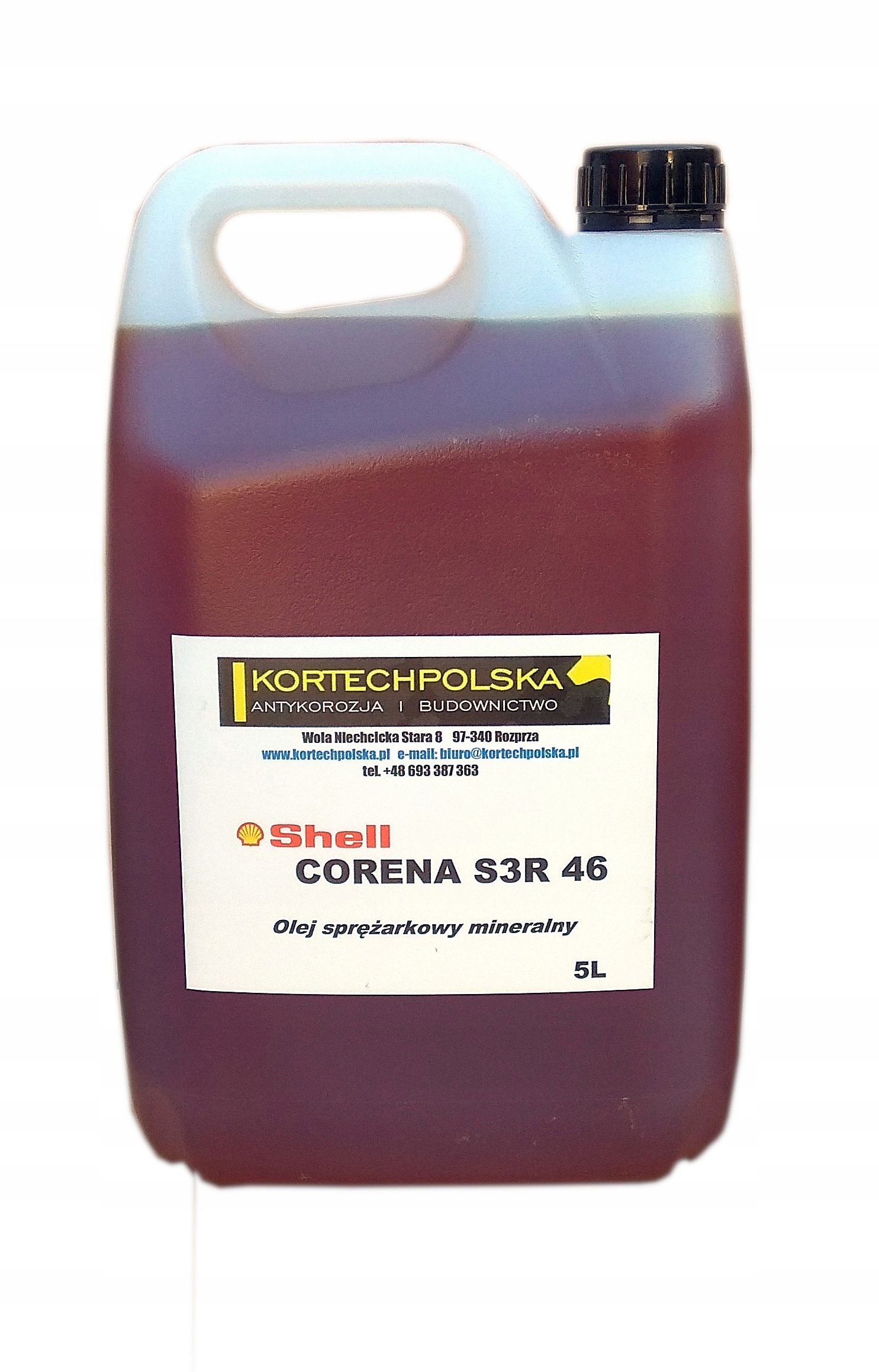 

Olej sprężarkowy mineralny Shell Corena S3 R46 5l