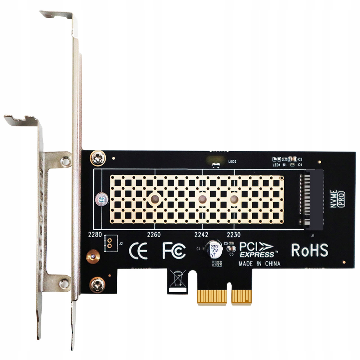 Adapter M.2 PCIe - PCI-E X1 Glotrends PA09-X1