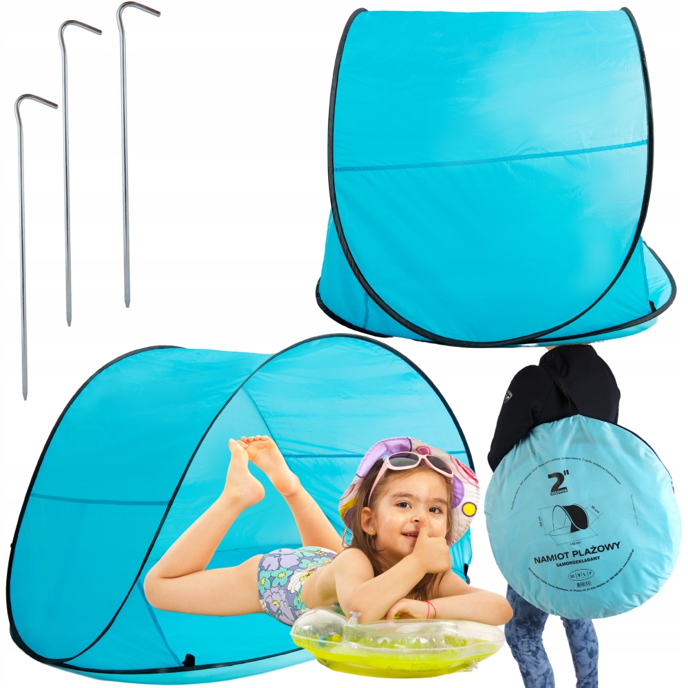 

Namiot Na Plażę Ogrodowy Parawan 100X150 UV30+ Pop