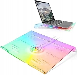 Podložka pod notebook Stojan Transparentní Podsvícený průhledný akryl