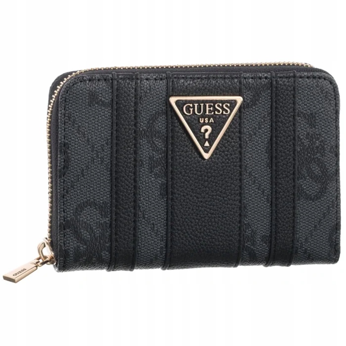 Střední dámská peněženka Guess Laurel II Slg Med SWSS74 59140 Coal Černá