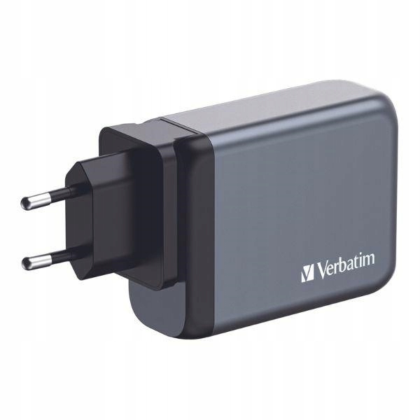 Verbatim Síťová nabíječka GaN 100W 3xUSB-C/USB-A adaptér Eu/uk/us