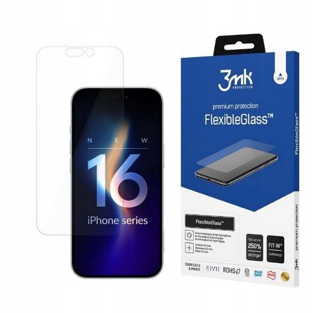 3MK Szklo hybrydowe FlexibleGlass do iPhone 16 Pro