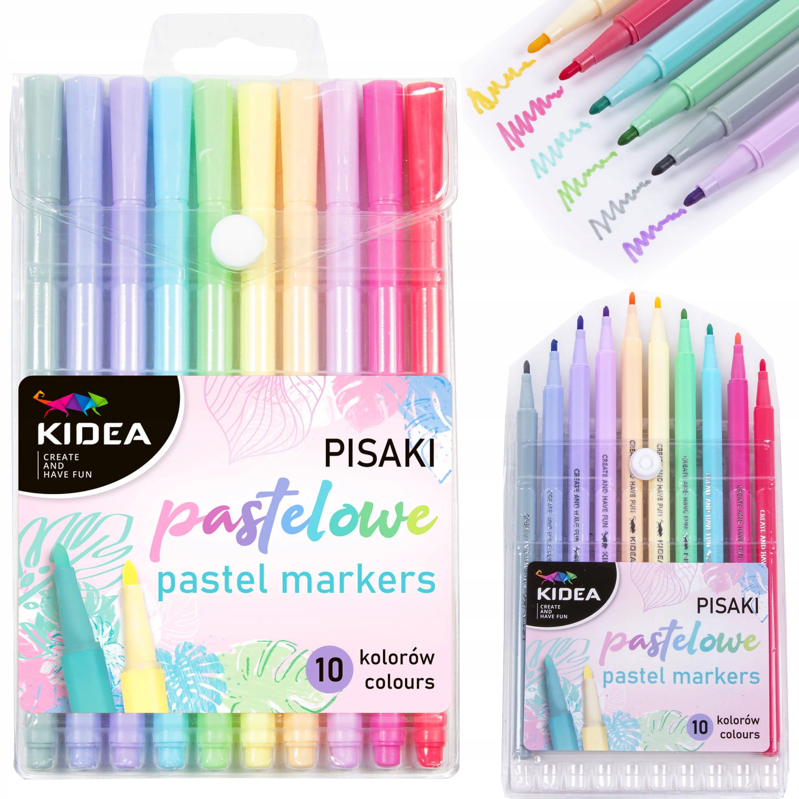 

Flamastry Mazaki Pisaki Pastelowe Kidea