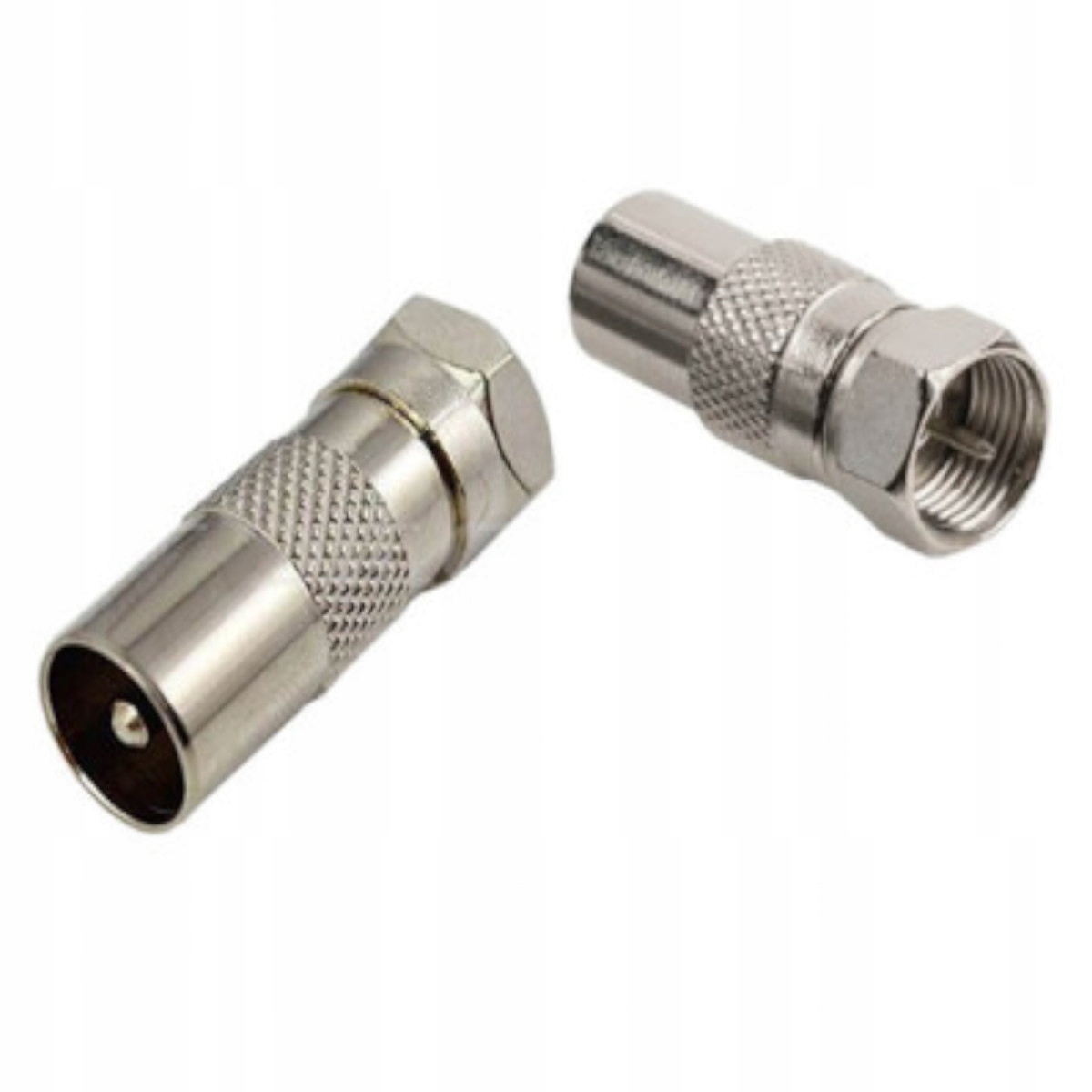 Adapter RF wtyk ( IEC wtyk ) / F wtyk