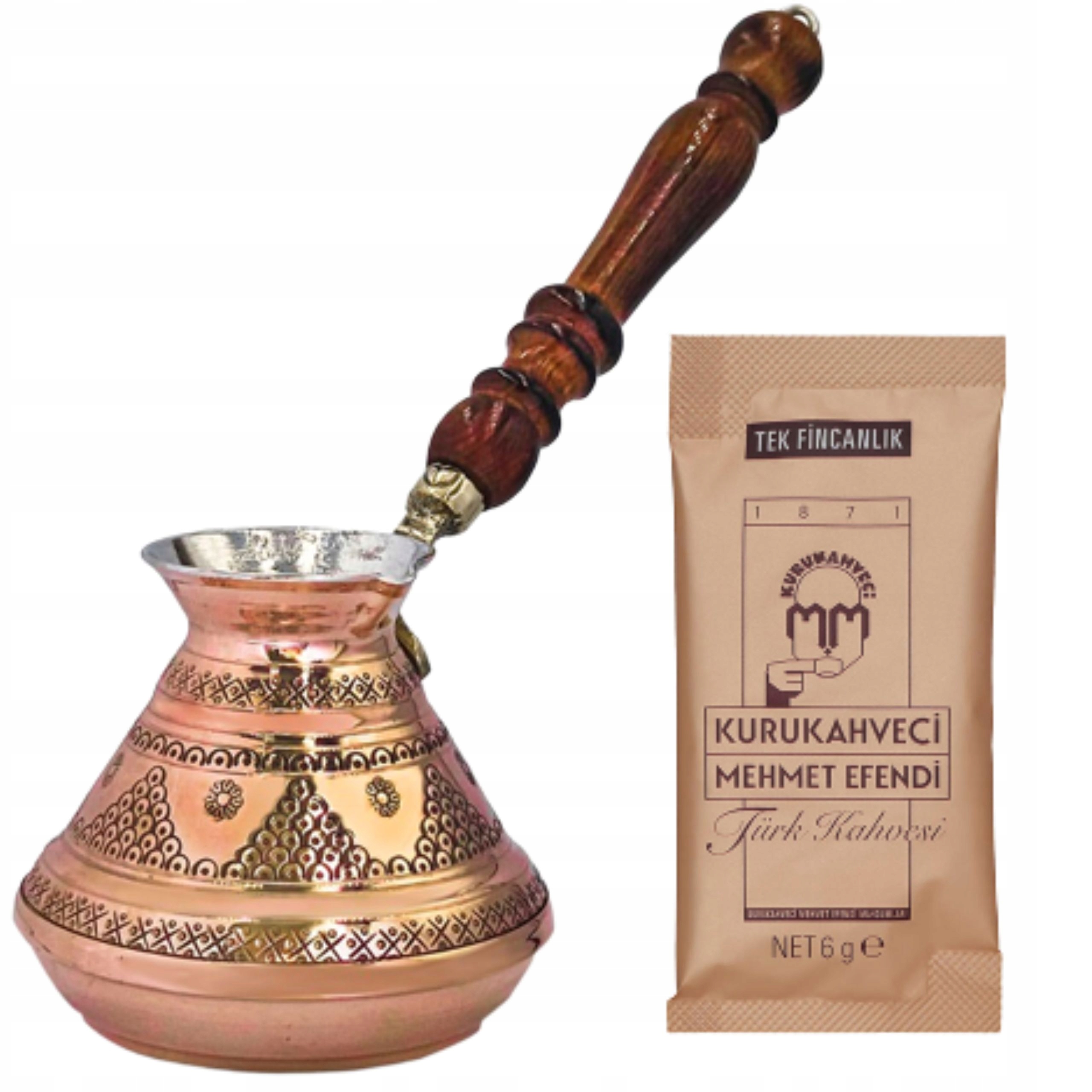 

Tygielek do kawy miedziany 330 ml Kawa Turecka