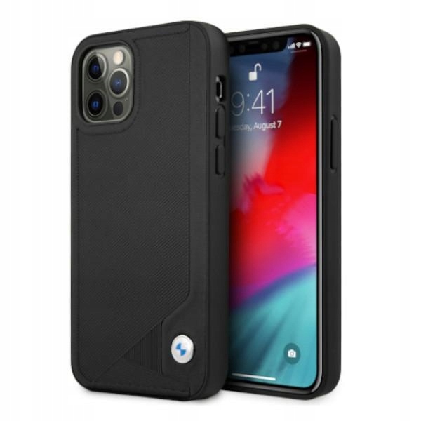 Pouzdro Pro Iphone 12/12 Pro 6,1" Bmw Kožené S Rozetí Tvrdé