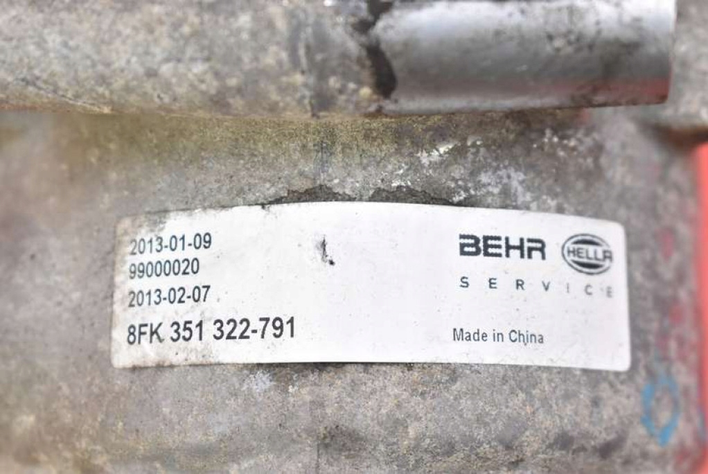 Компрессор кондиционера 8FK351322-791 CITROEN C2 1.4 8V 73 ЛС 03-08
