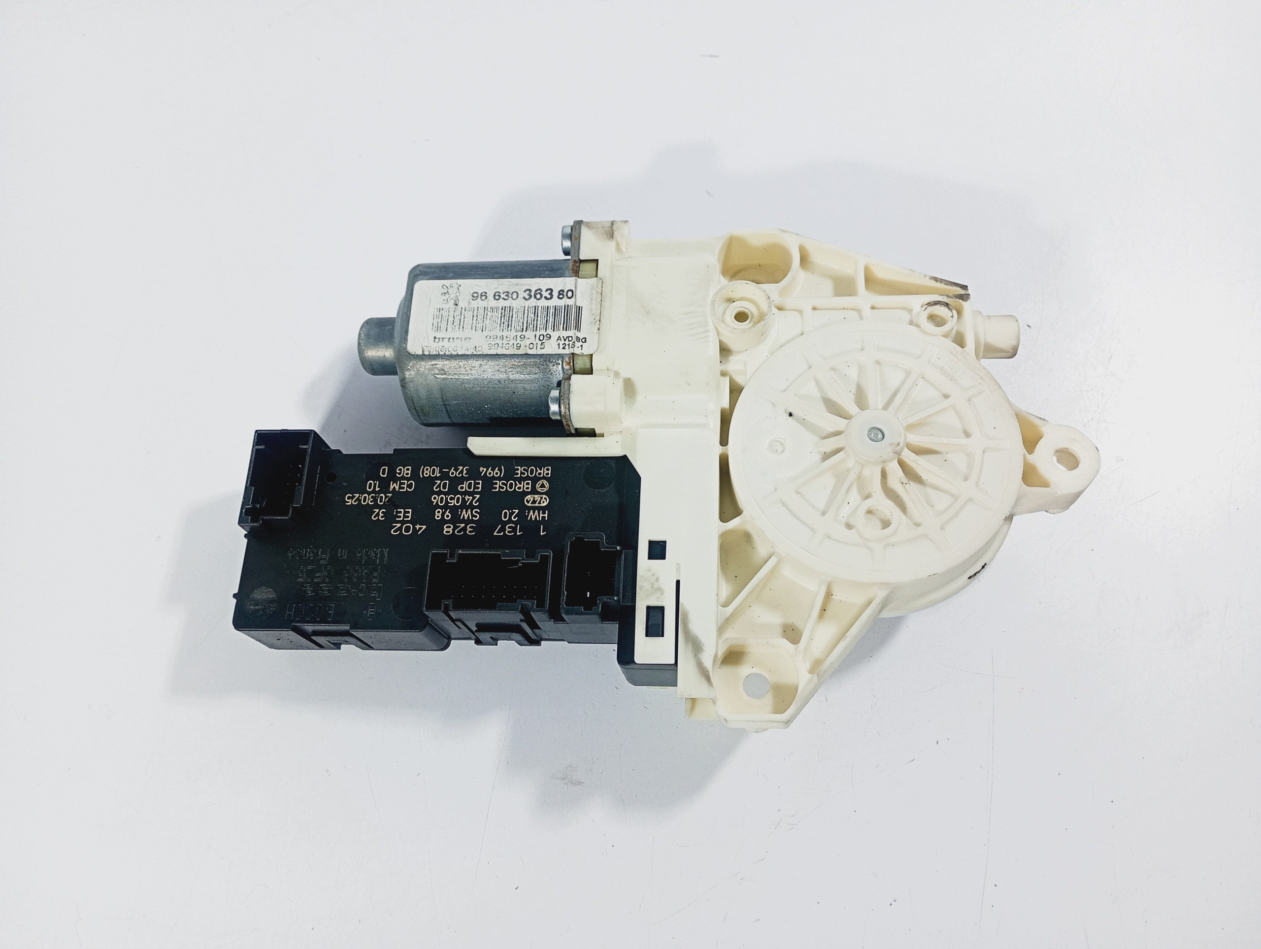 mini motor windows right front OE 9663036380 Peugeot 407 04-11