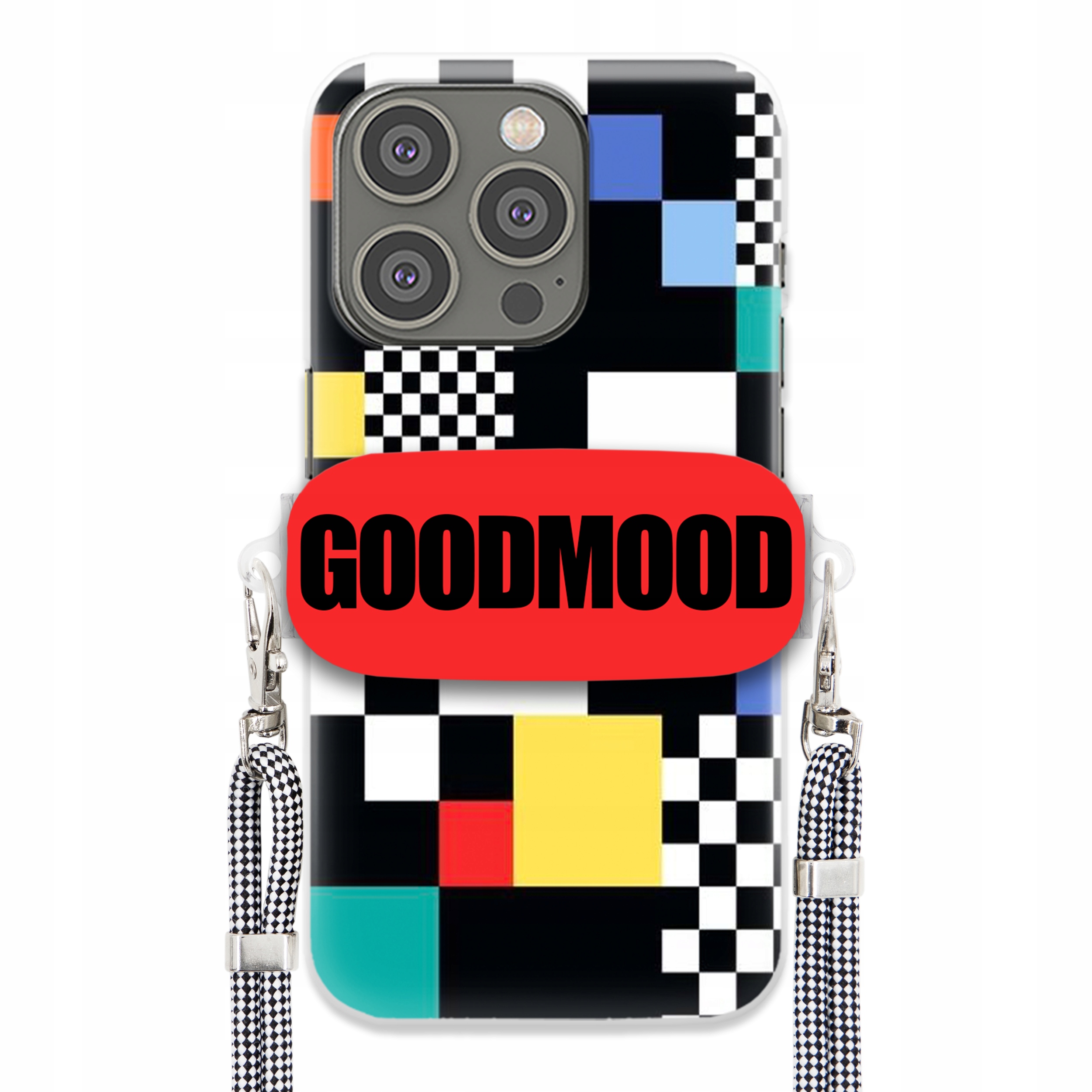 Pouzdro Pro Iphone 14 Pro Case Držák Vodítka Zebra Telefonu Pixelart Goodmood Wz