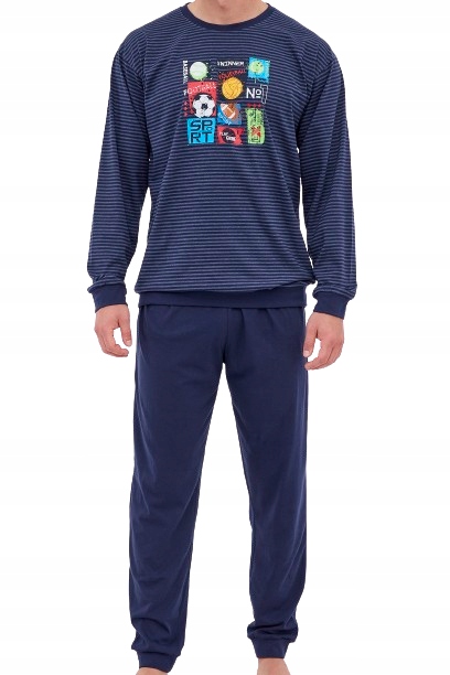 Cornette pánské pyžamo 308/258 Winner s dlouhým rukávem velikost XXL