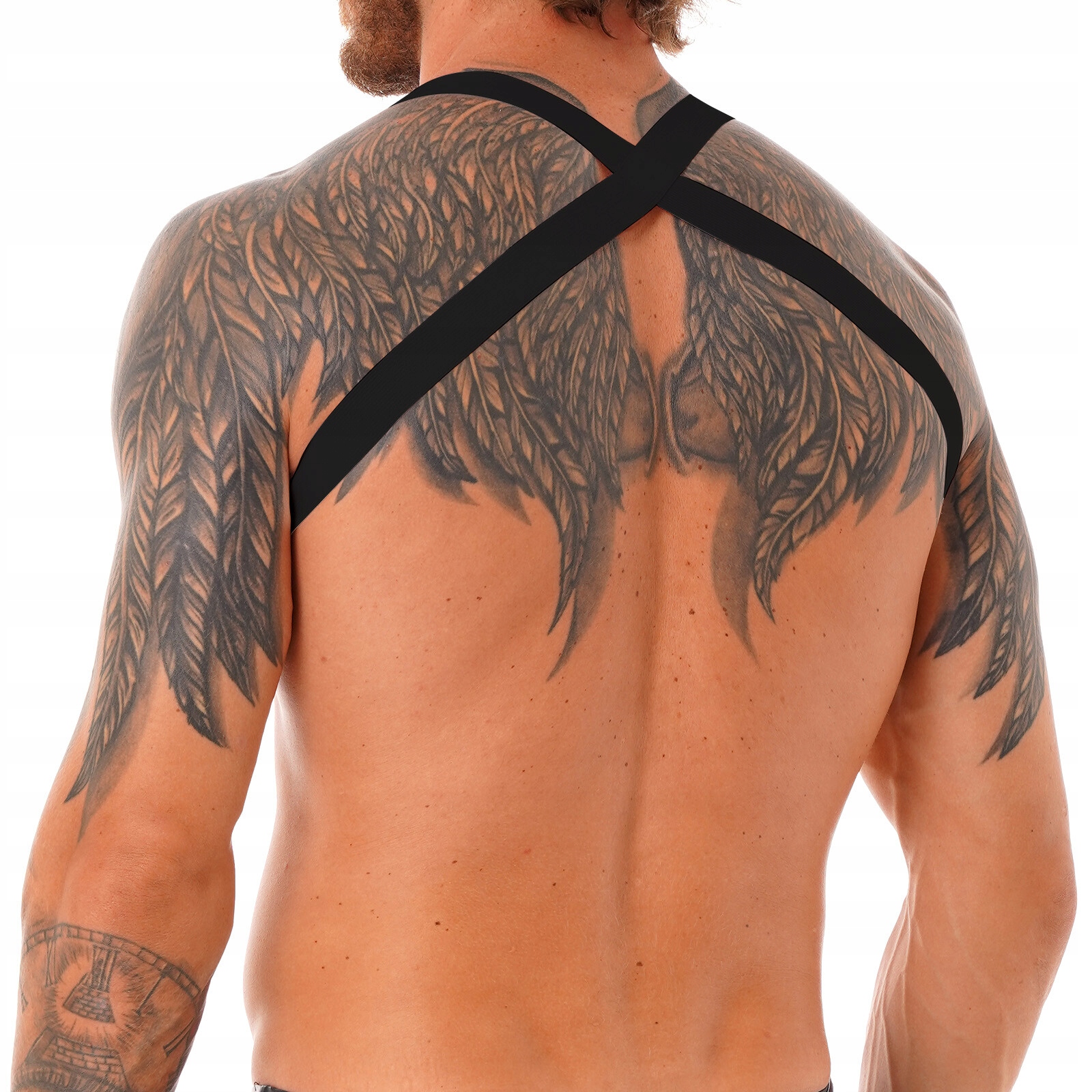 ELASTYCZNY HARNESS MĘSKI SPIDER +OPASKA BICEPS ROZMIARY HIT! rozmiar S / M