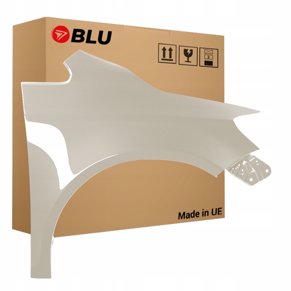 Blu Blatník Vw Golf VI Plus 6 LR7L pravý stříbrný 09-13 přední SilberLeaf