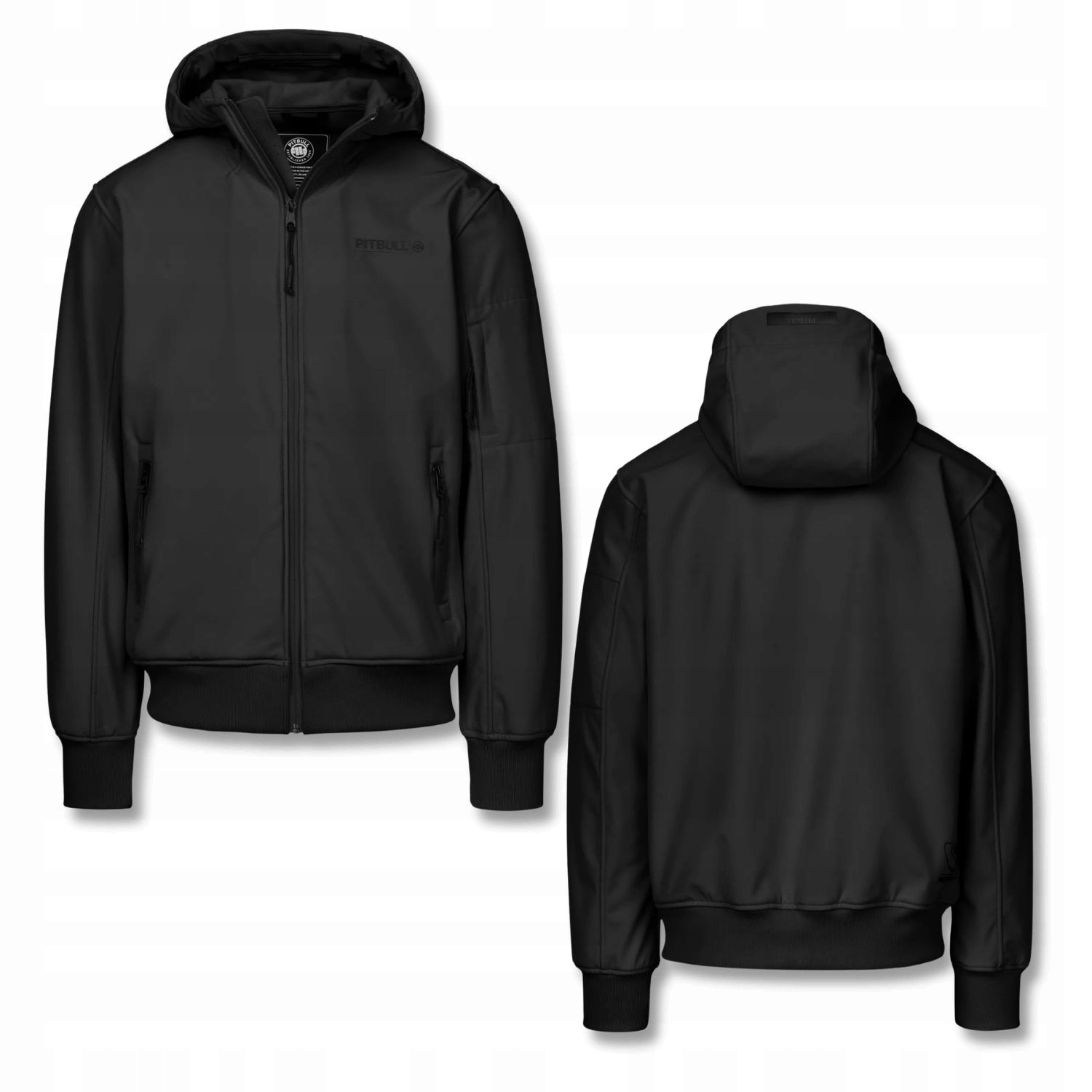 Męska Kurtka softshell z kapturem Pitbull Roscoe ze stójką uniwersalna L