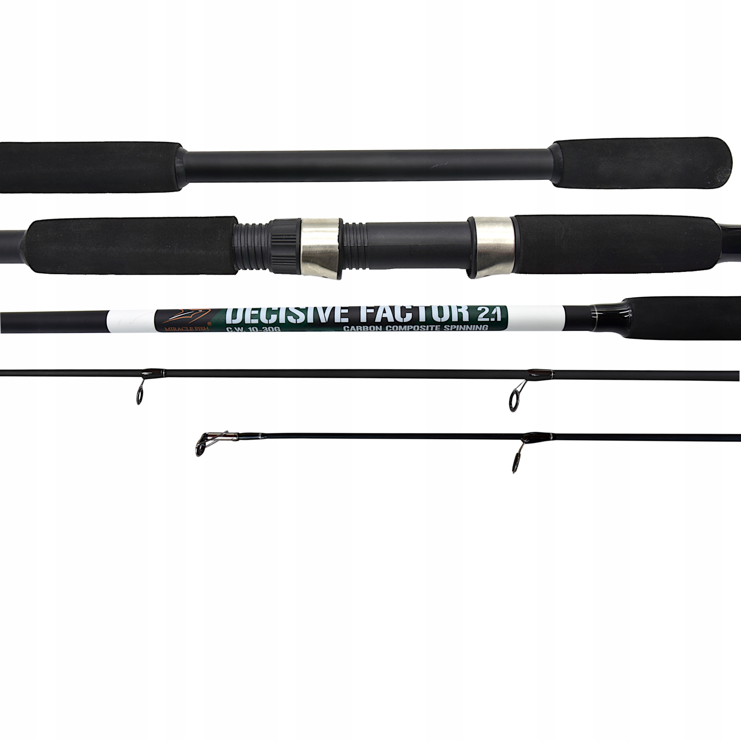 Spinning Wędka DECISIVE FACTOR 2,1m Carbon 10-30g Kod producenta DECISIVE FACTOR 2,1 m Carbon 10-30 g