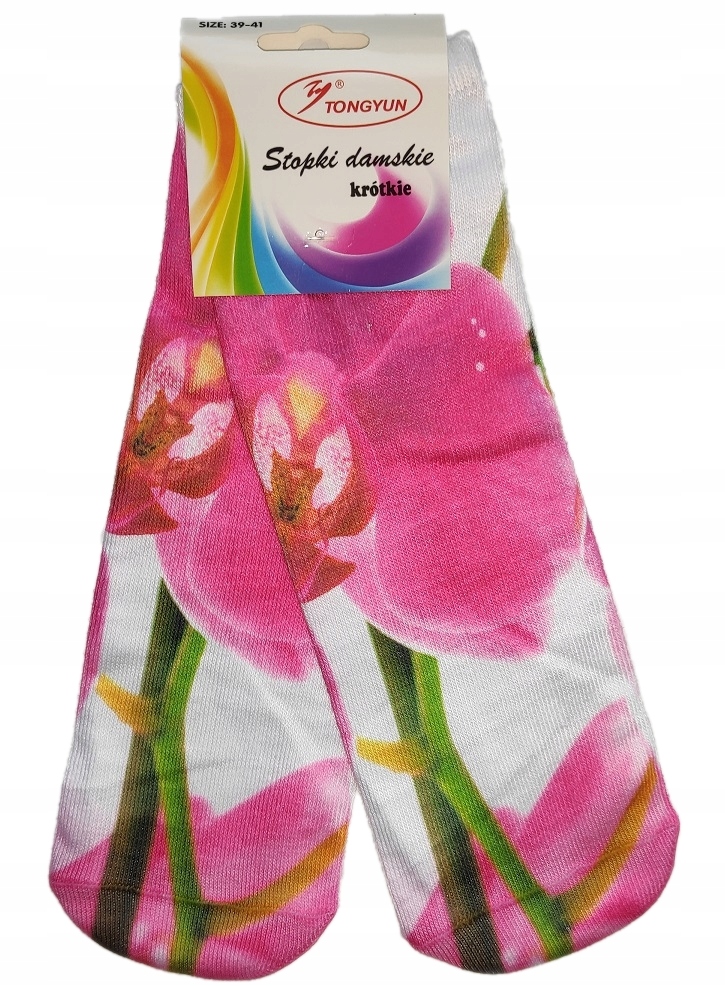 

3D Stopki skarpetki damskie bawełniane 39/41