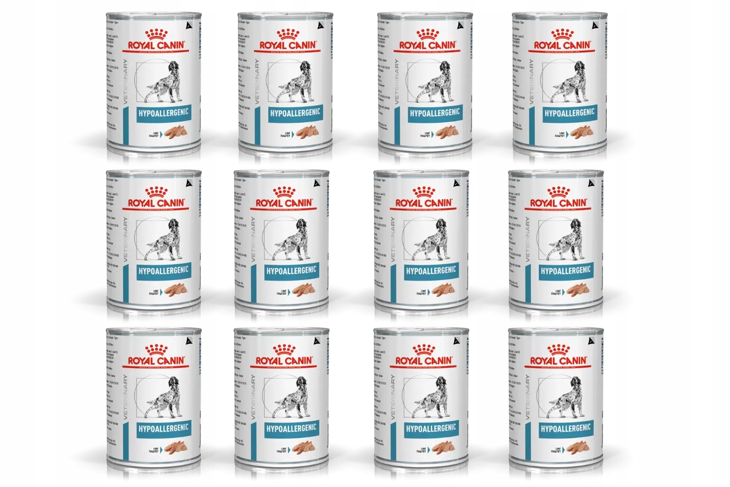 Royal Canin Hypoallergenic, mokra karma dla psa alergika, 12 x 400 g