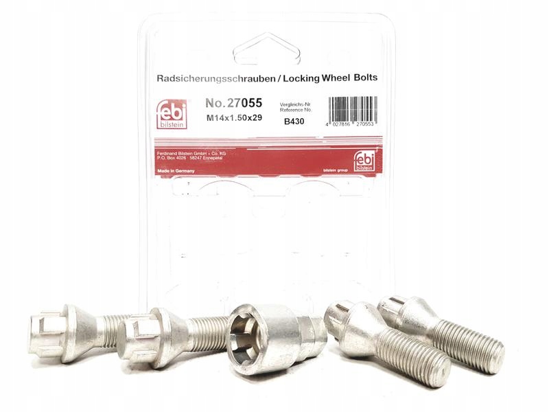 FEBI ŚRUBY ZABEZPIECZAJĄCE CITROEN JUMPY I Gwint M14x1.50