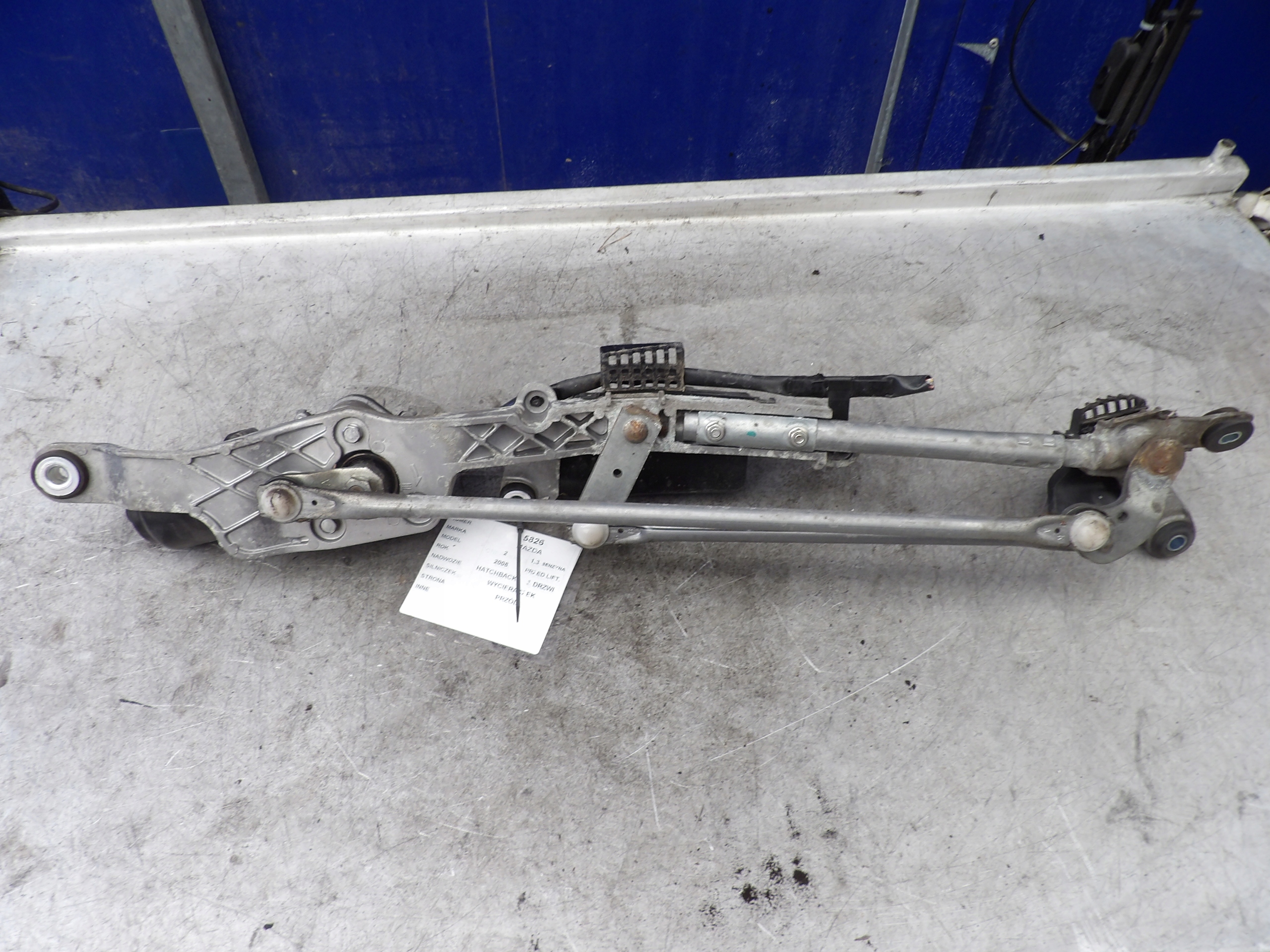 Mazda 2 MK3 wiper mechanism front
