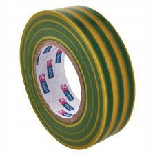 

Taśma izolacyjna Pvc 19mm 20m żółto-zielona
