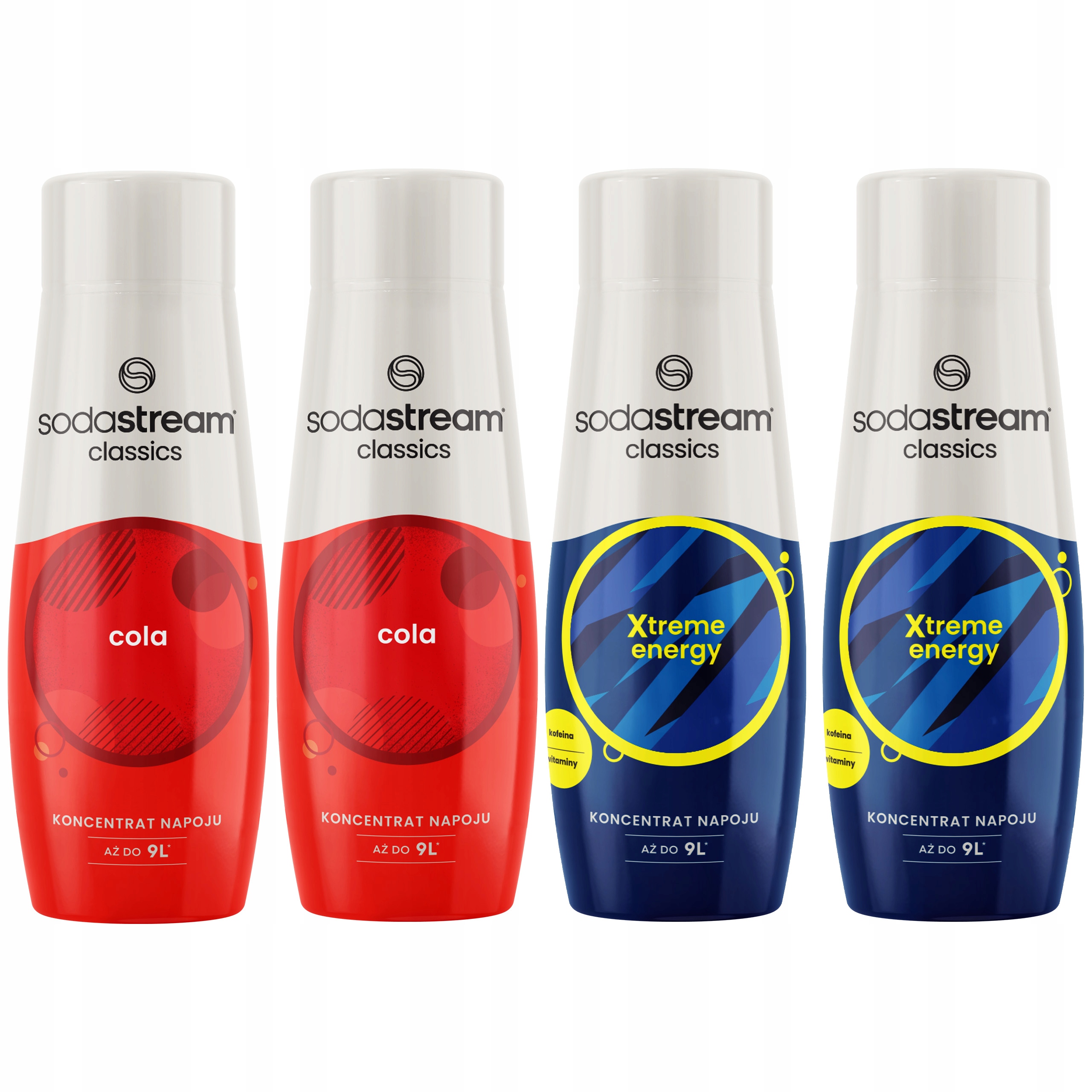 Sodastream Zestaw koncentrat 2x Cola 2x Energy.