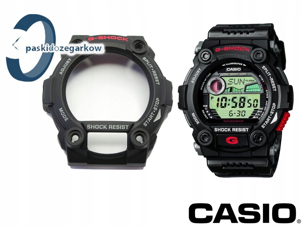 BEZEL CASIO G-7900 GW-7900 czarny oryginalny