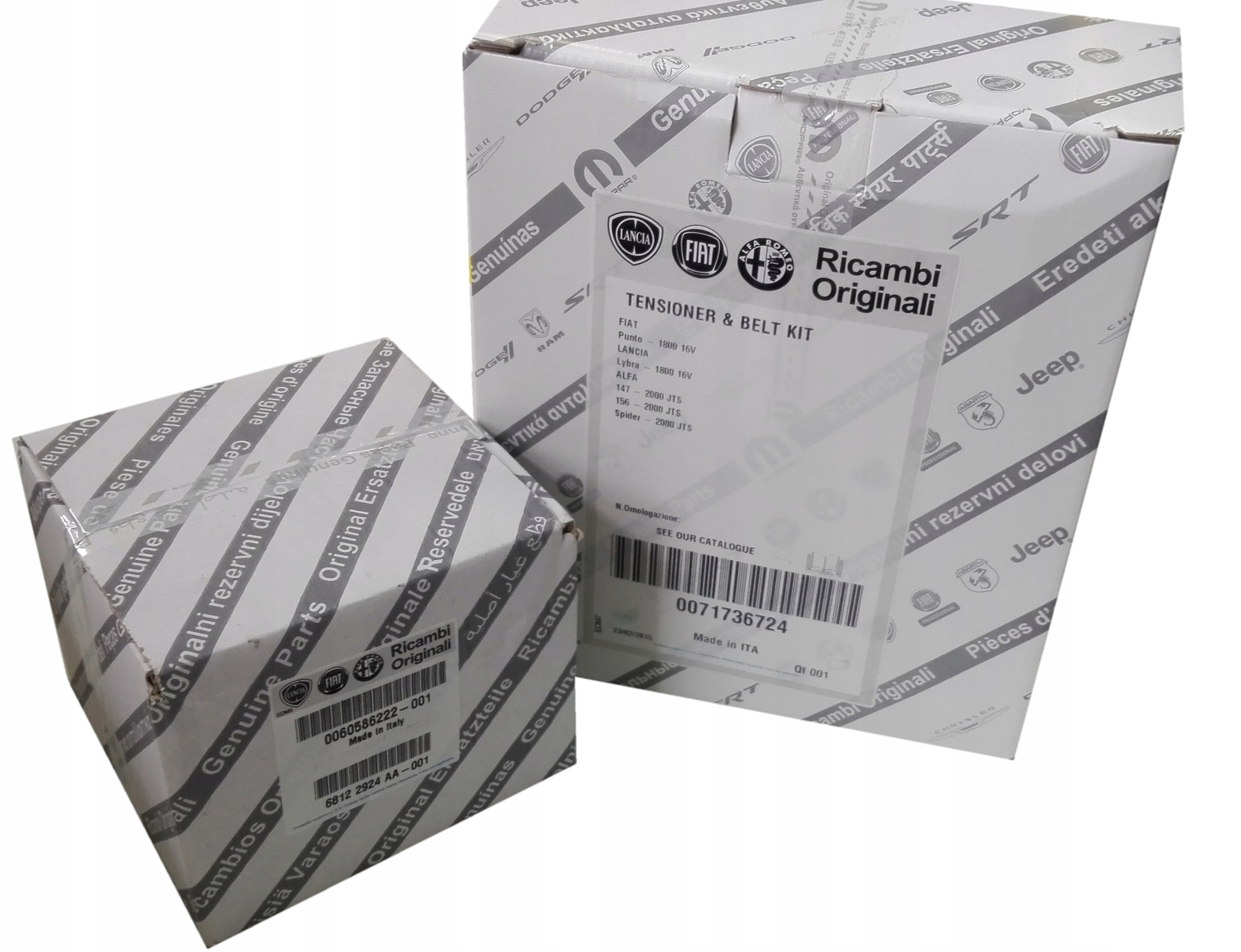 71771587 - ГРМ ALFA 156 BRAVO LYBRA 1,8 71736724 + НАСОС