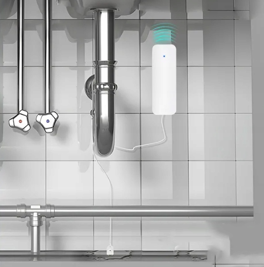 Czujnik Sensor Zalania Wycieku Poziomu Wody SMART WiFi Tuya SmartLife Marka APPIO