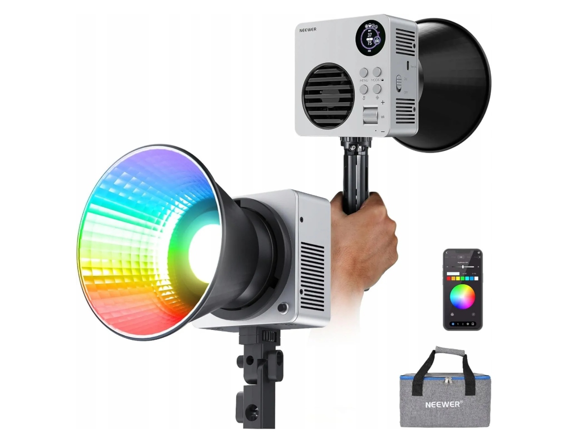 Neewer HB80C 80W Rgbww Led video lampa Bowens 2500-7500K 10400lx