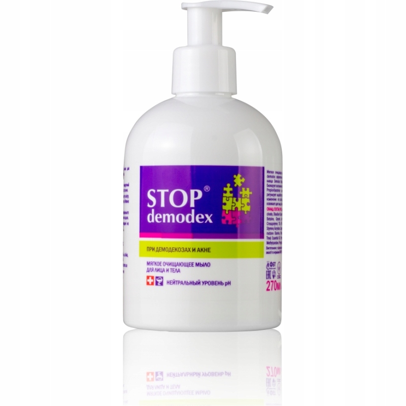 MYDŁO do twarzy i ciała STOP DEMODEX 270ml nużyca
