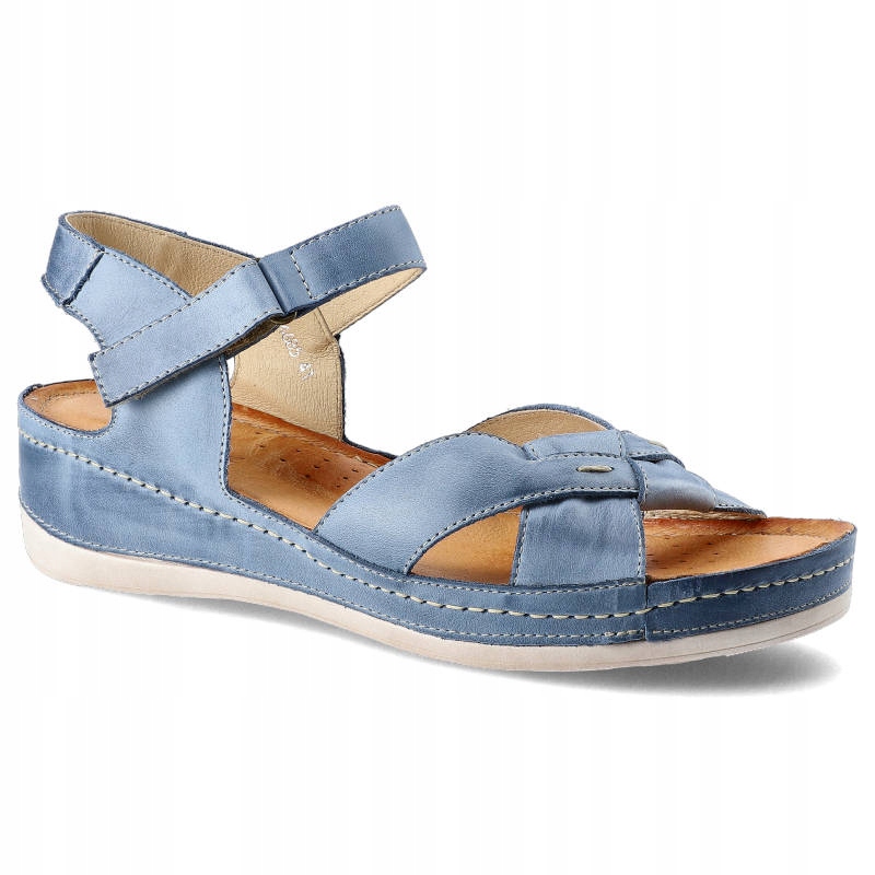 Modré Sandále Wasak Dámske Pohodlná obuv