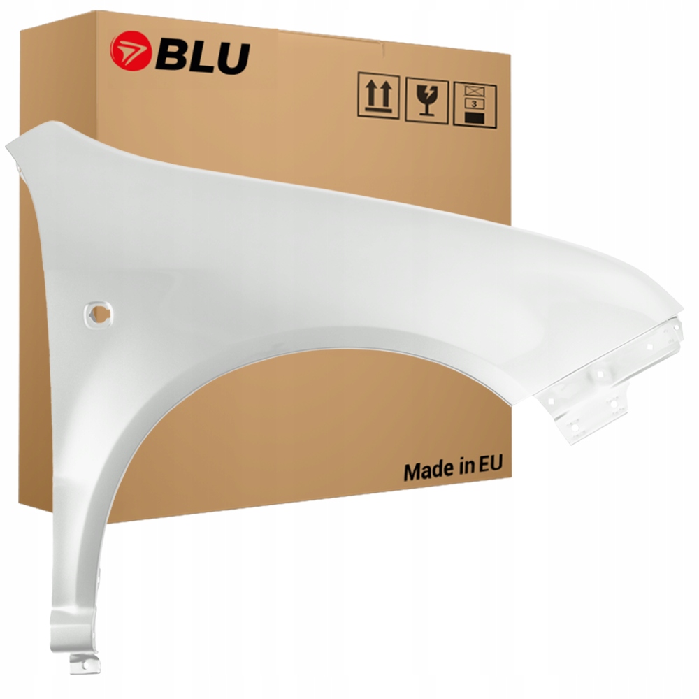 Blu Blatník Škoda Fabia I 1 6Y 1026 pravý bílý 99-07 přední CandyWeiss