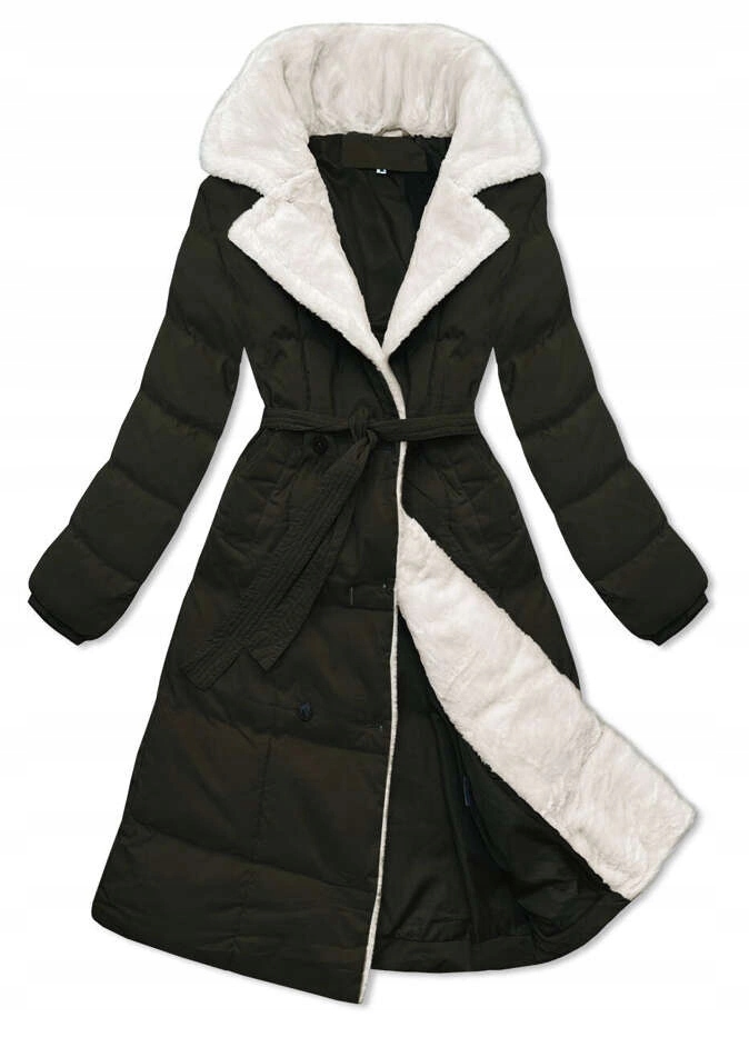 Zimní Bunda Na Knoflíky 16M9168 Army S (36)