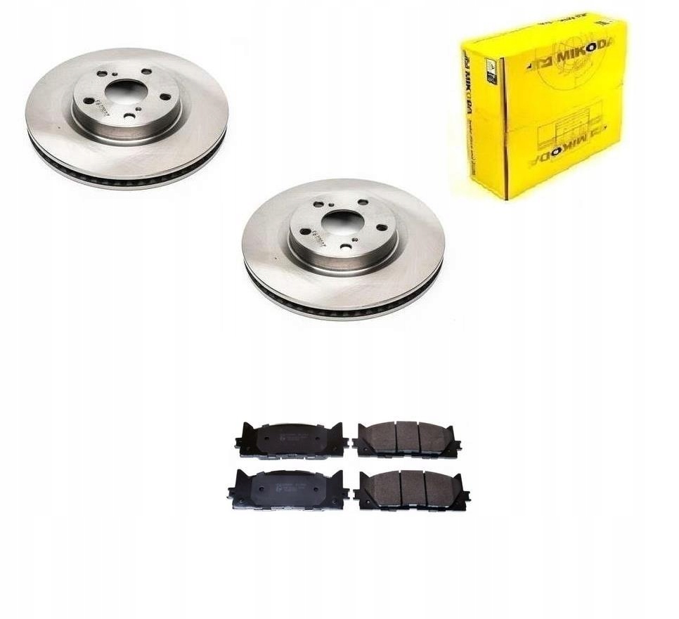 Kotouče Kostky Toyota Camry 2006- 2011- Přední 296mm Sada