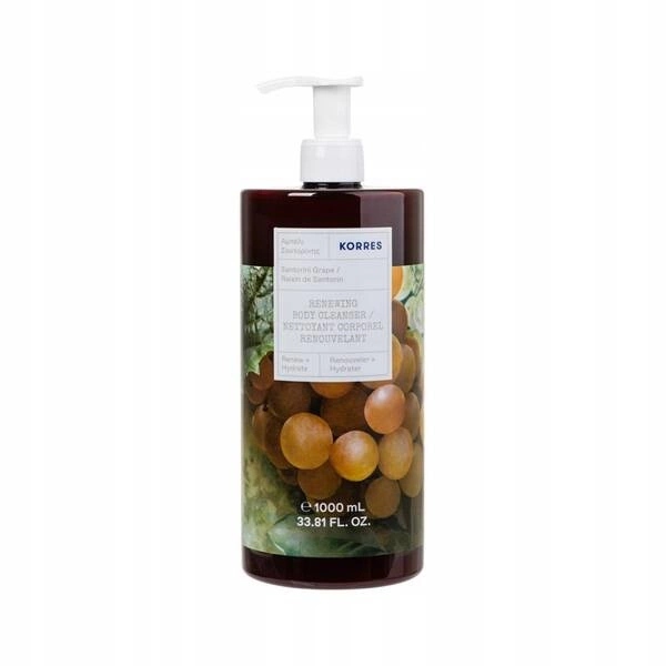 Korres Renewing Body Cleanser żel pod prysznic Santorini Grape 1000ml