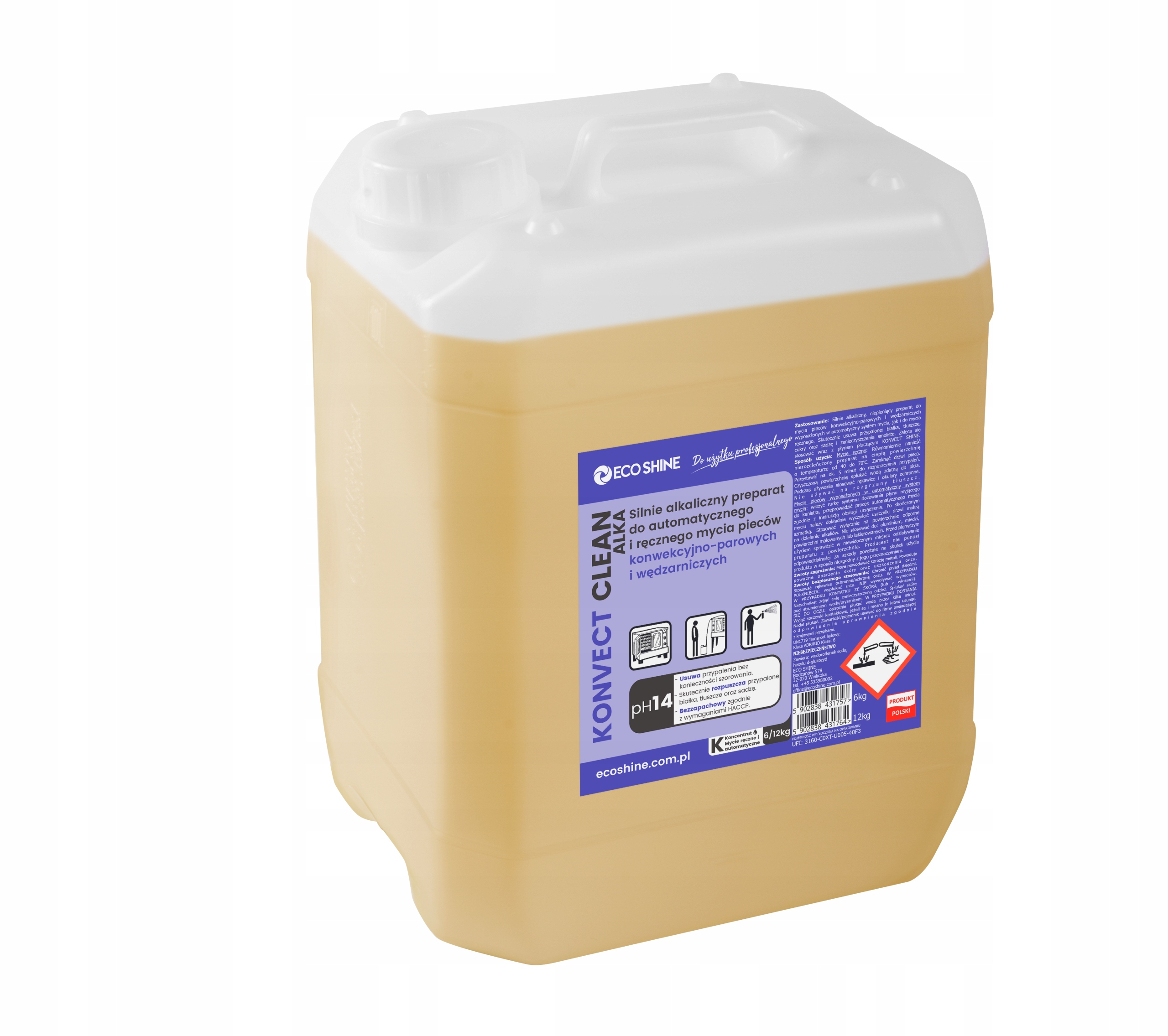 Konvect Clean Alka 6kg Koncentrat do mycia pieców konwekcyjnych, wędzarni