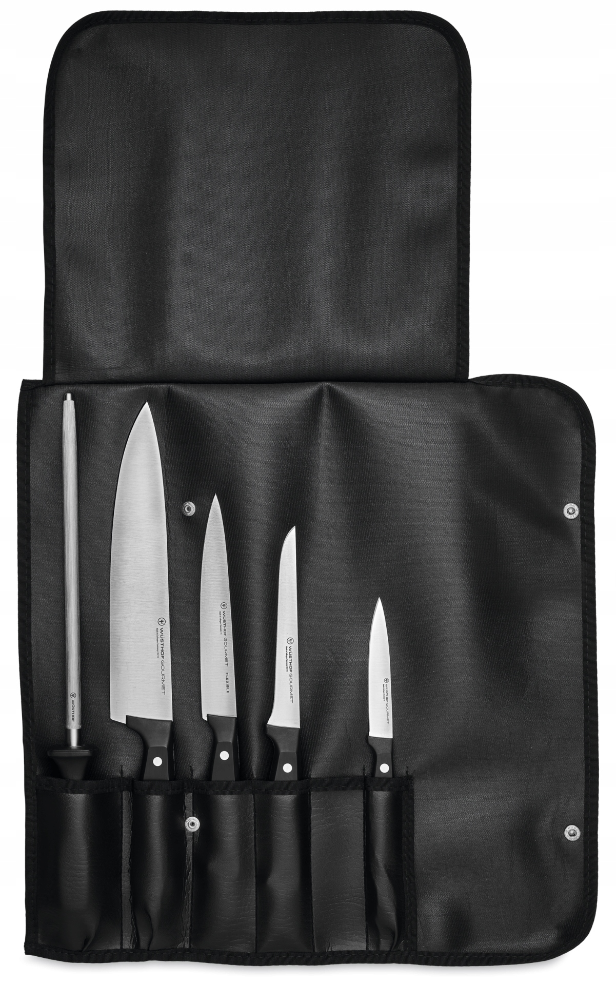 Kuchárska mapa s nožmi, 5 ks