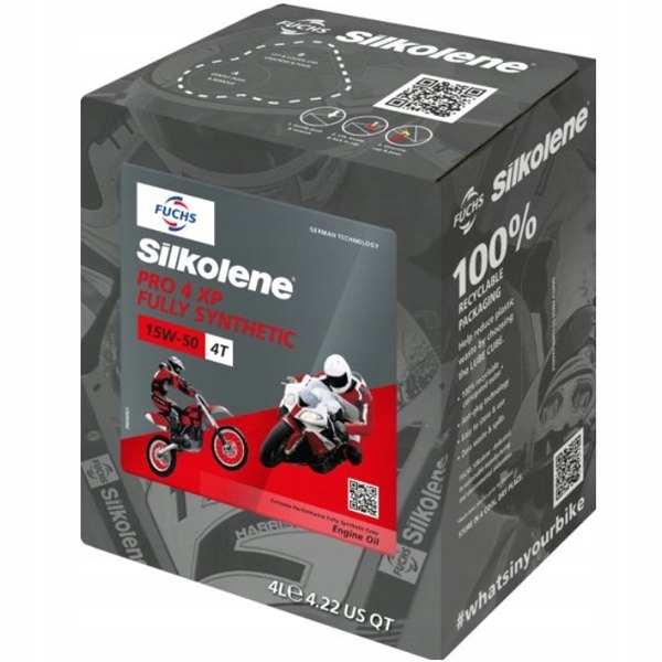 Fuchs Silkolene Pro 4 Xp Jaso MA2 4T 15W50 4L