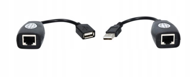 PRZEDŁUŻACZ USB EXTENDER RJ45 PO LAN 60M Cat5/5e/6 Kod producenta USBLAN