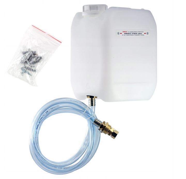 Strażak do kotła pieca z podajnikiem zalewak wodny pellet 5 litrów